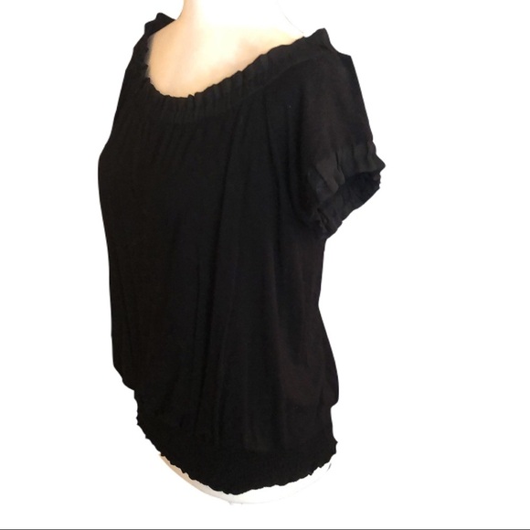 INC black blouse P/M - Picture 2 of 3